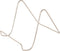Bard's Plain Silver Wire Easel Stand, 6" H x 5.5" W x 8" D