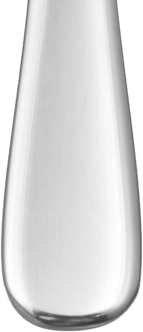 Amazon Basics Stainless Steel Dinner Knives, Round Edge, Pack of 12, Dishwasher Safe, Silver