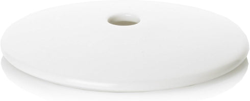 8 oz., Tea Forte Cafe Cup White Porcelain Tea Cup and Lid, Steeps Microwave and Dishwasher Safe