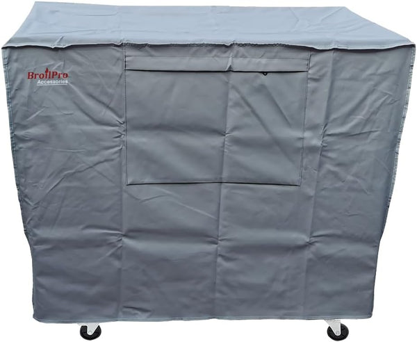 BroilPro Accessories Waterproof 80-100 Qt Rolling Cooler Cart Cover Fits Most Patio Ice Chest
