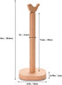Cute Bird Wooden Paper Towel Holder, Free Standing Kitchen Roll Stand Organizer, Housewarming Gift for New Home