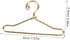 20pcs Miniature Doll Suit Hangers - Iron Wire Doll Clothes Hangers for Small House Wardrobe Ornaments