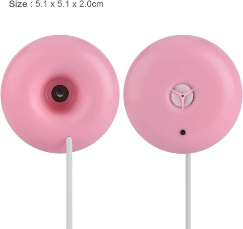Mini Doughnut-Shaped Humidifier, Portable USB Spray Humidifier for Home, Office, Car, Aroma Diffuser