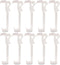 Amazing Drapery Hardware 10-Pack Clear Valance Clips, 2.5 Inch - Sturdy Plastic Brackets for Wood & Metal Treatments