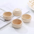 SEWACC 5pcs Unfinished Wooden Bowls, Unpainted Serving Bowls for Fruits, Salad, Cereal, Wood Crafts Bowls