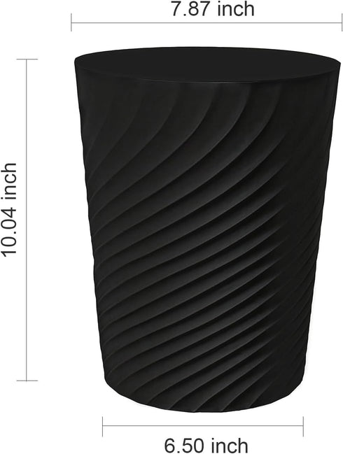 DAJITRE 1.8 Gallon Small Trash Can - Slim Profile Wastebasket Recycling Bin for Compact Spaces in Bathroom, Office,