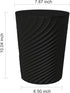 DAJITRE 1.8 Gallon Small Trash Can - Slim Profile Wastebasket Recycling Bin for Compact Spaces in Bathroom, Office,