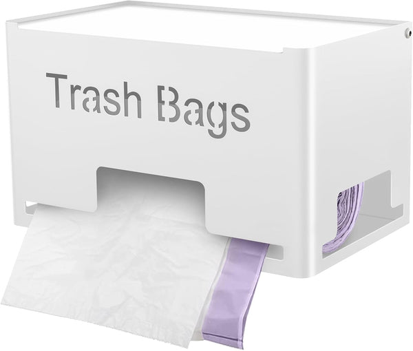 STWWO Extra Large Trash Bag Holder Dispenser, Metal Garbage Bag Dispenser Roll