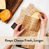 45-Pack 6.25 11 Formaticum - Cheese Storage Bags - x Wax Paper Bags to Keep Cheese or Charcuterie Fresh - Professional