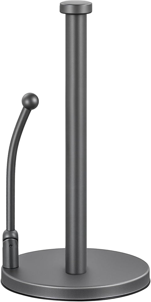 SMARTAKE Paper Towel Holder, Paper Towel Dispenser Standing Weighted Base Non Slip,