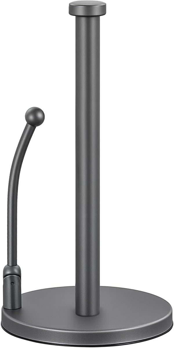 SMARTAKE Paper Towel Holder, Paper Towel Dispenser Standing Weighted Base Non Slip,
