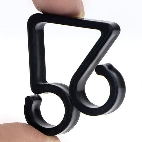 Vikdio 30 Pcs Black Gutter Hooks for Christmas Lights, Holiday Light Clips, Gutter Clips for Outdoor String Icicle