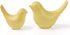 2 Pcs Ceramic Small Bird Figurines Modern Animal Statues for Home Room