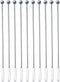 20 pcs Stainless Steel Coffee Beverage Stir Sticks, 7.4" Cocktail Stirrers Drink Swizzle Stick Picks Tools