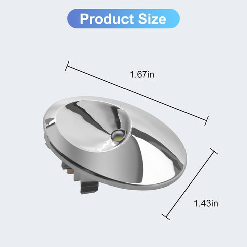 Refrigerator LED Light Assembly WR55X11132 for GE Refrigerator Light Bulb Covers Assembly - 2024 New Model