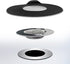 2PCS Bathtub Stopper Hair Catcher Kit, Silicone Drain Stopper for Bathroom, Tub Stopper Plug Cover