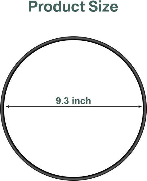 Black Lid Latch Strap Rubber Band for Hamilton Beach Crock Pot Slow Cooker 6, 7, 8 Quart Models (2PC)