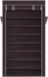 Mytunes 10-Tier Closet, 40 Shoe Rack, Shoes Storage Cabinet with Dustproof Cover, Free Standing Cubby Room Organizer