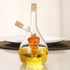 2 1 Oil and Vinegar Dispenser, in Glass Olive Oil and Vinegar Cruet Dispenser Bottle, Kitchen Olive Soy Sauce Dispenser