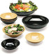 Carlisle FoodService Products 800B03 Melamine Salad Bowl, 27 oz, Black