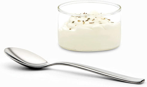 Borosil Small Glass Bowl for Dessert, 3.5 Oz, Set of 6, Lightweight Borosilicate Glass, Oven Safe, Clear Bowls