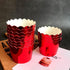 50 Pcs Paper Cupcake Liners, Baking Cups for Holiday, Parties, Wedding, Anniversary (Red)
