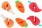 6 Pack Pot Lid Lifter, Silicone Heat Resistant Stand Holder Clip for Soup Pots Kitchen Gadgets