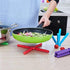3 Pack Foldable Silicone Trivets, FENGCHEN Non-Slip Collapsible Pot Holder, Gray