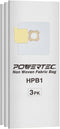 POWERTEC HPB1PK Vacuum Bags for AstroVac, 3PK Replacement Dust Bags for Central Vacuum Systems & Vacumaid (75044)