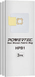 POWERTEC HPB1PK Vacuum Bags for AstroVac, 3PK Replacement Dust Bags for Central Vacuum Systems & Vacumaid (75044)