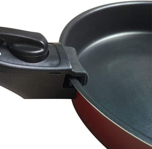 Universal Pot Handle, Anti Scalding Removable Saucepan Handle, 19x4cm (Black)