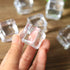 50 Pcs 20mm Clear Fake Ice Acrylic Decorative Ice Cubes for Home Decoration, Wedding Centerpieces