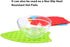 Multipurpose Silicone Iron Rest Pad for Ironing Board, Hot Resistant Mat, Silicone Heat Resistant Iron Rest Pad (Red).