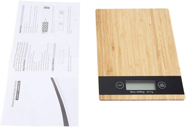 Fdit Electric Kitchen Scale - LED Display Cooking Food Weighing Scale for Kitchen Baking