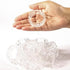 Factory Direct Craft Set of 12 Crystal Look Acrylic Napkin Rings for Table Decor