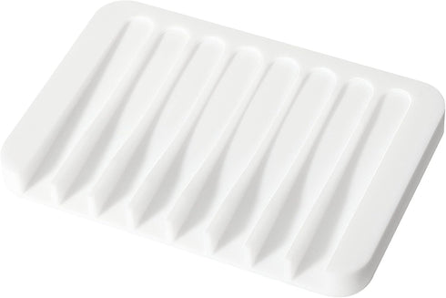 Urbanstrive Soap Dish Shower Waterfall Soap Tray Holder for Bathroom, Kitchen, Counter Top,