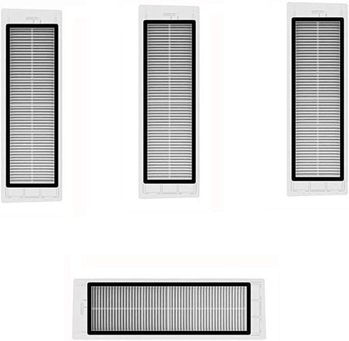 xcivi S6 Replacement Parts Kit: 4 HEPA Filters, Side Brushes, Rolling Brush for Xiaomi MiJia1 Roborock S6 S50 S51 S55