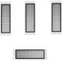 xcivi S6 Replacement Parts Kit: 4 HEPA Filters, Side Brushes, Rolling Brush for Xiaomi MiJia1 Roborock S6 S50 S51 S55