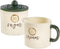 Grasslands Road Sugar Bowl and Creamer Set, Holds 8 Ounces, Made of Ceramic