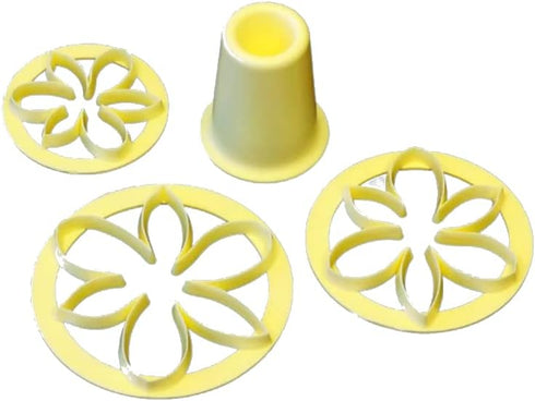 FMM Sugarcraft Bridal Lily Cutter Set, Includes 3 Cutters and 1 Form