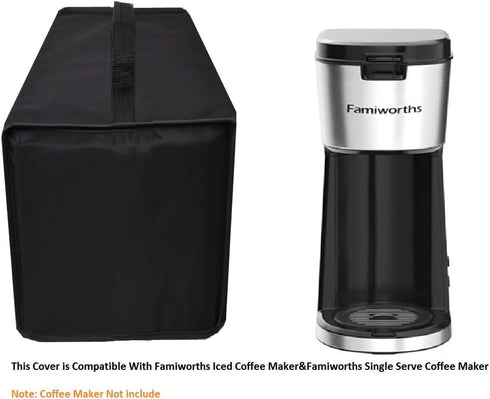 Waterproof Dustproof Cover pads caps compatible with Famiworths Iced Coffee Maker/Famiworths Single Serve Coffee Maker