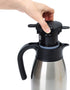 GiNT 64Oz Insulated Stainless Steel Coffee Carafe, Double Walled Vacuum Thermos for Keeping Hot (Silver, 1.9L)