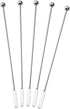 20 pcs Stainless Steel Coffee Beverage Stir Sticks, 7.4" Cocktail Stirrers Drink Swizzle Stick Picks Tools