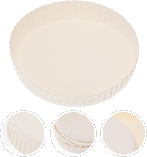 DOITOOL 100 PCS Disposable Paper Cup Covers - Recycled Hot Cup Lids for Cafe, Hotel, KTV Bars (3.1 Inch)