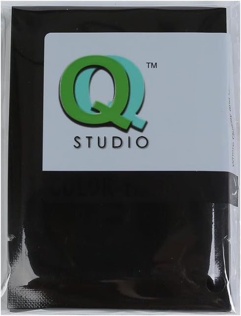 QQ Studio 100 PCS Metallic Mylar Foil Sealable Bags (7x10cm (2.7x3.9"), 100x Black)