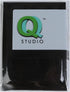 QQ Studio 100 PCS Metallic Mylar Foil Sealable Bags (7x10cm (2.7x3.9"), 100x Black)