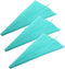 Jennice House Silicone Pastry Bags Set, 3 Pack of 16 inch Reusable Icing Piping Bags for Baking