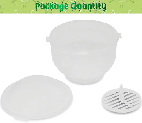 7" 8" Home-X Lettuce Keeper - BPA-Free Lettuce Keeper for Refrigerator to Keep Salads and Vegetables Fresh - x Lettuce