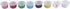 Fdit 100pcs Paper Cake Cupcake Liner Case Wrapper Muffin Baking Cup for Party Wedding Xmas - 7 Colors (White)