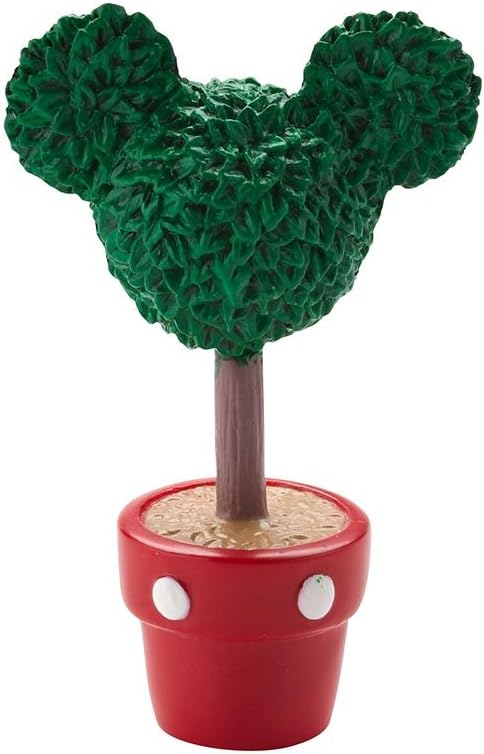 Department 56 Resin Disney Village Mickey Topiary General Accessory, 2.375 inch